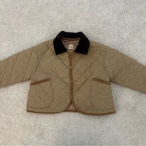 Bien A Bien Boys Size Small Quilted Barn Coat Jacket with Pockets